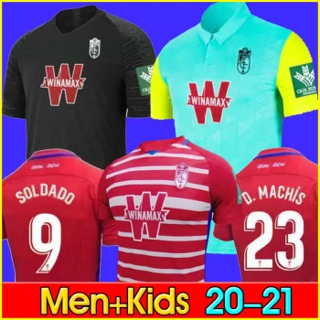 2020 2021 Granada soccer jerseys 20 21 22 Granada CF home away third SOLDADO MACHIS Herrera Antonio Puertas football shirts Men Kids kit